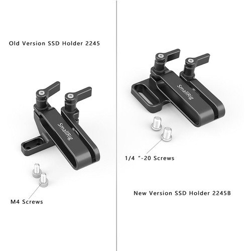 Support SSD SmallRig Samsung T5 v2 pour cages BMPCC 6K/4K et Z CAM E2 2