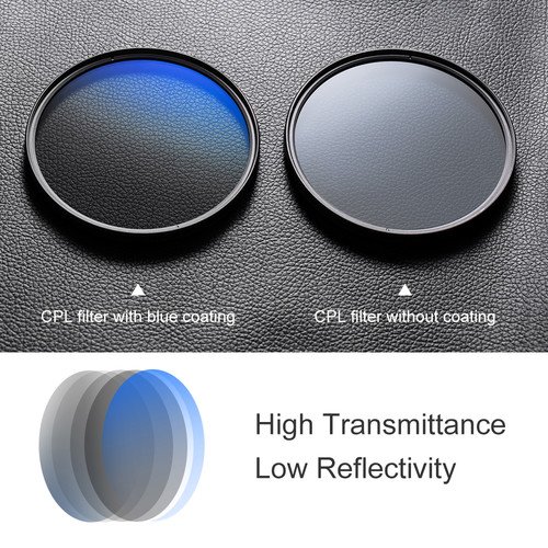 CPL Filter 77mm Ultra-Mince à Revêtement Multi-Couche Bleu 2