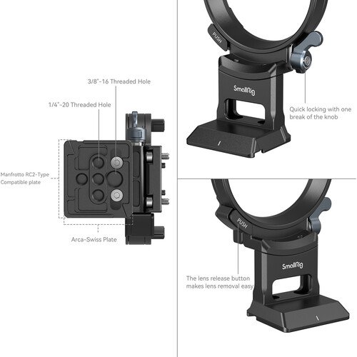 Plaque de montage horizontale-verticale SmallRig pour Sony a7C II et a7CR 2