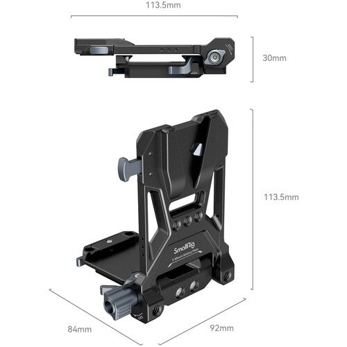 Plaque de montage de batterie SmallRig V-Mount