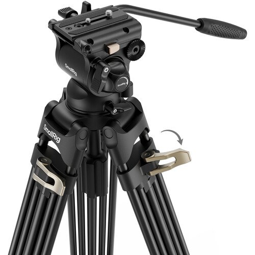 Kit trépied robuste et tête fluide SmallRig AD-01S 4