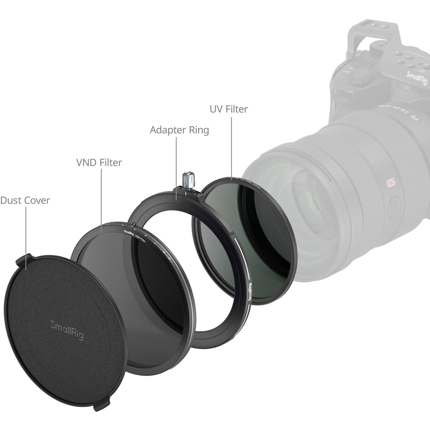 SmallRig 82mm UV &amp; 95mm VND Filter Kit 2