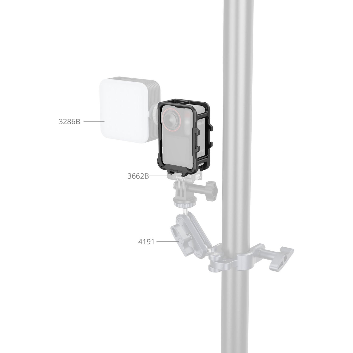 SmallRig Camera Cage pour DJI Osmo Action 5 Pro/4/3