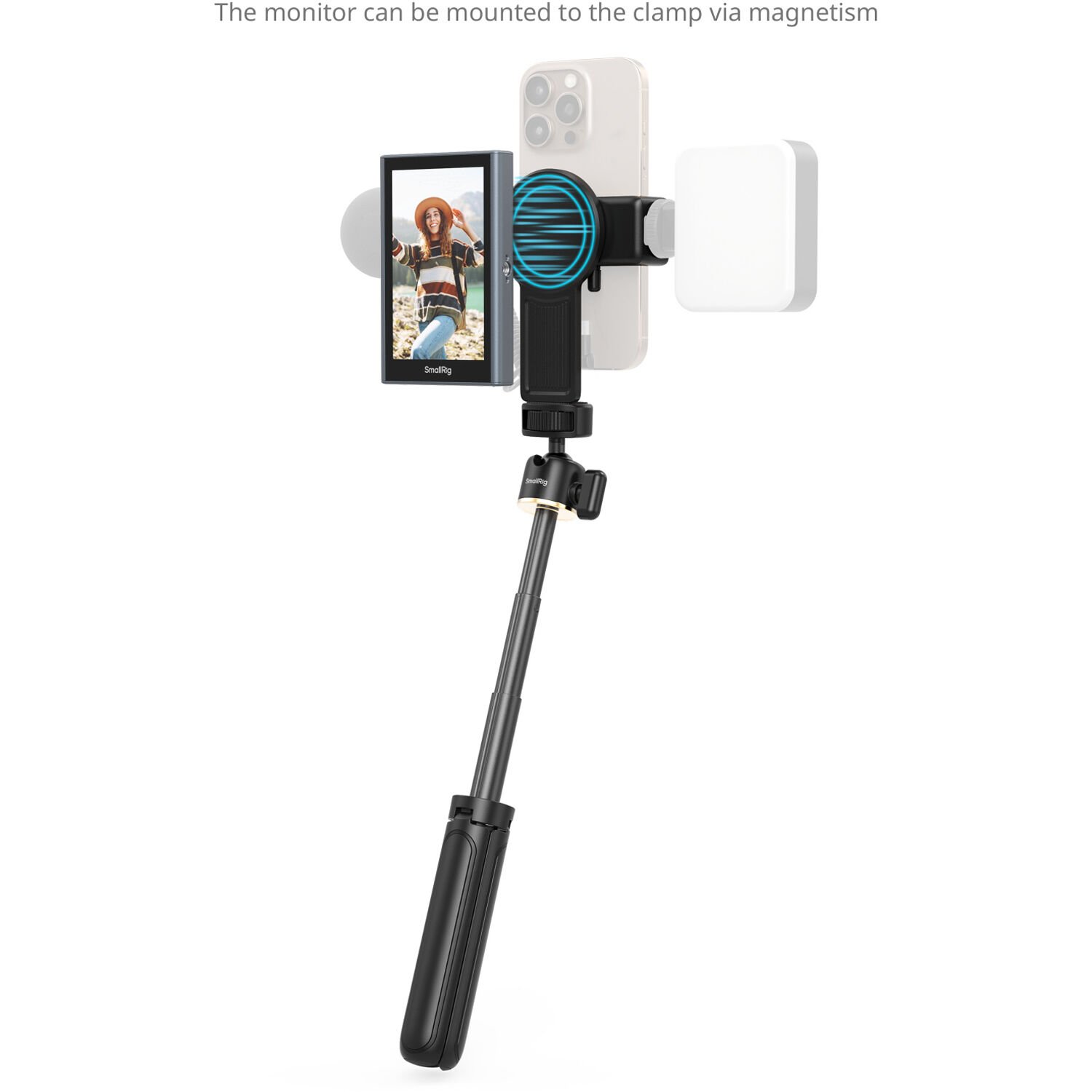 Kit SmallRig pour vlogs avec moniteur vidéo sans fil pour smartphone 4