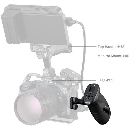Poignée latérale rotative SmallRig avec vis 1/4"-20 4