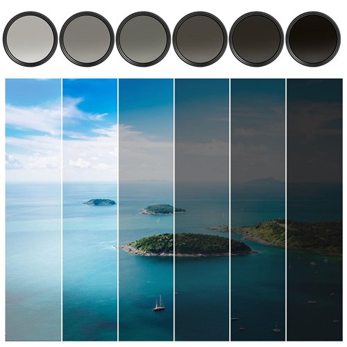 ND filter 67mm ND2-ND400 Variable Neutral Density Filter 2