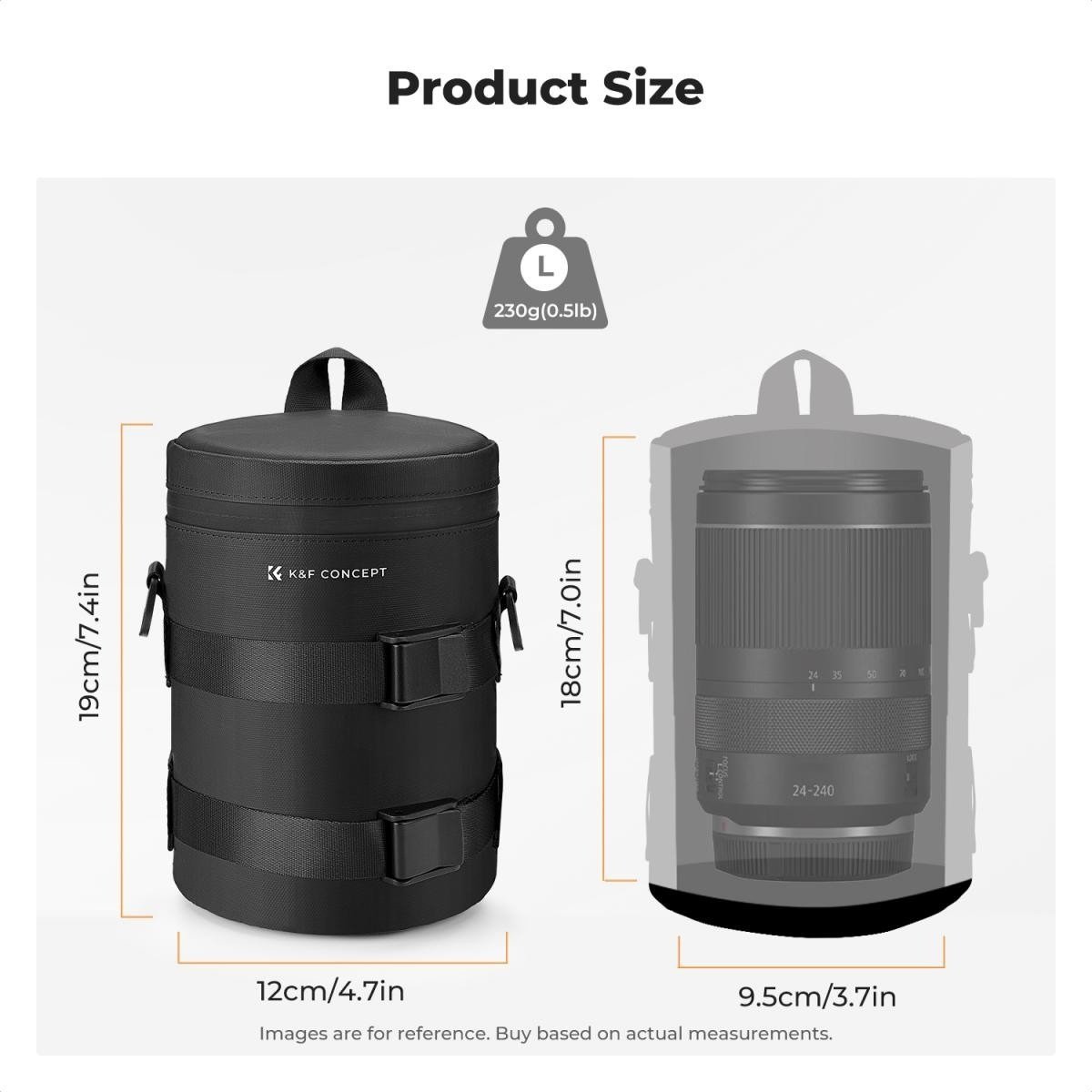 K&amp;F Concept - Lens Protective Bag Size S - KF13.189 3