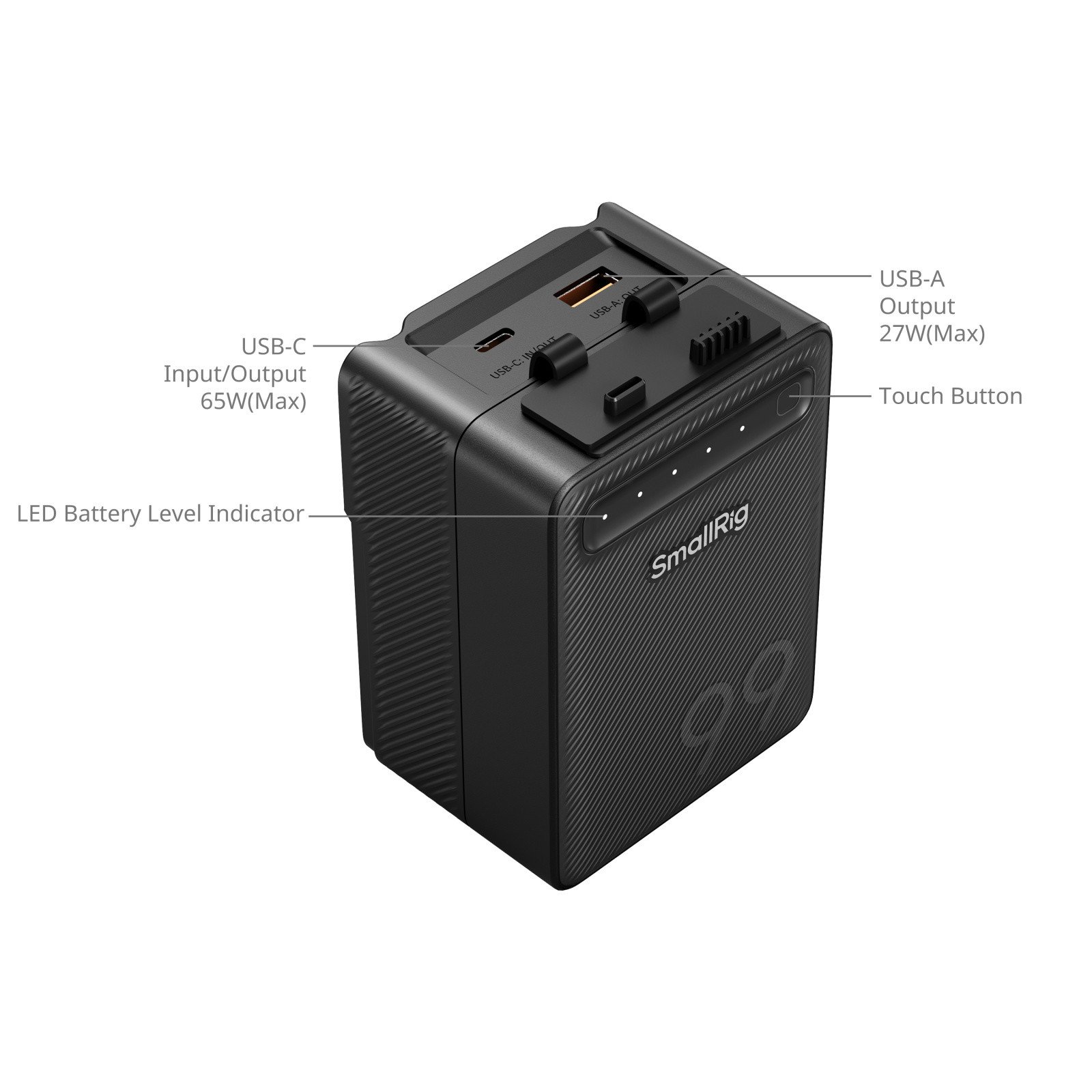 Batterie SmallRig VB99 Lite mini V-Mount 5245