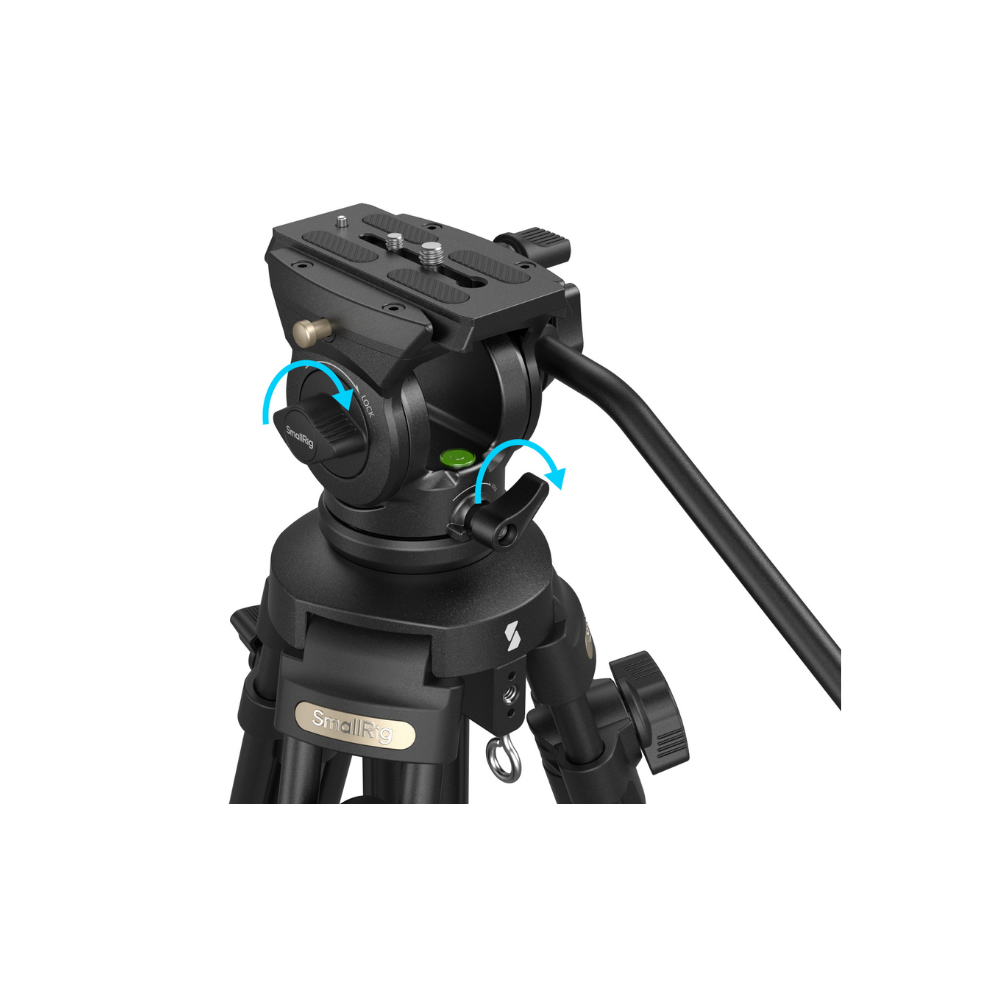 SMALLRIG 4684 Trépied Vidéo Lightweight Kit AD-50 Lite Aluminium