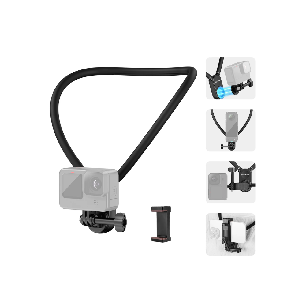GP15Magnetic Quick Release Flexible Action Neck Mount for POV