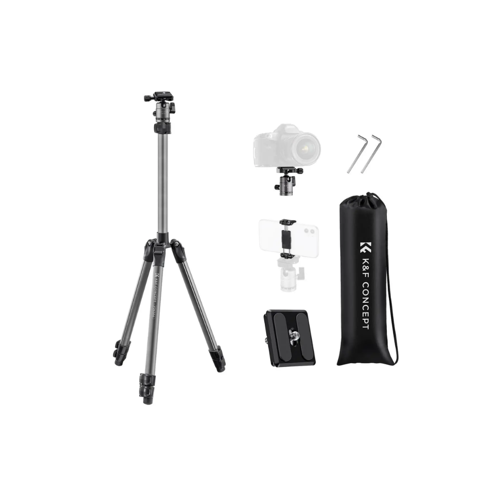 K&amp;F Concept (KF09.122) Aluminum Lightweight Travel Camera Tripod