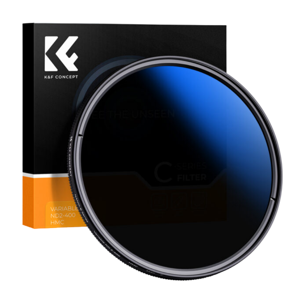 K&F Concept 77mm ND2-ND400 Blue Multi-Coated Variable