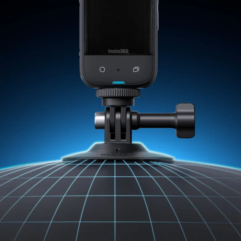 Insta360 Flexible Adhesive Mount - Vue de profil détaillée