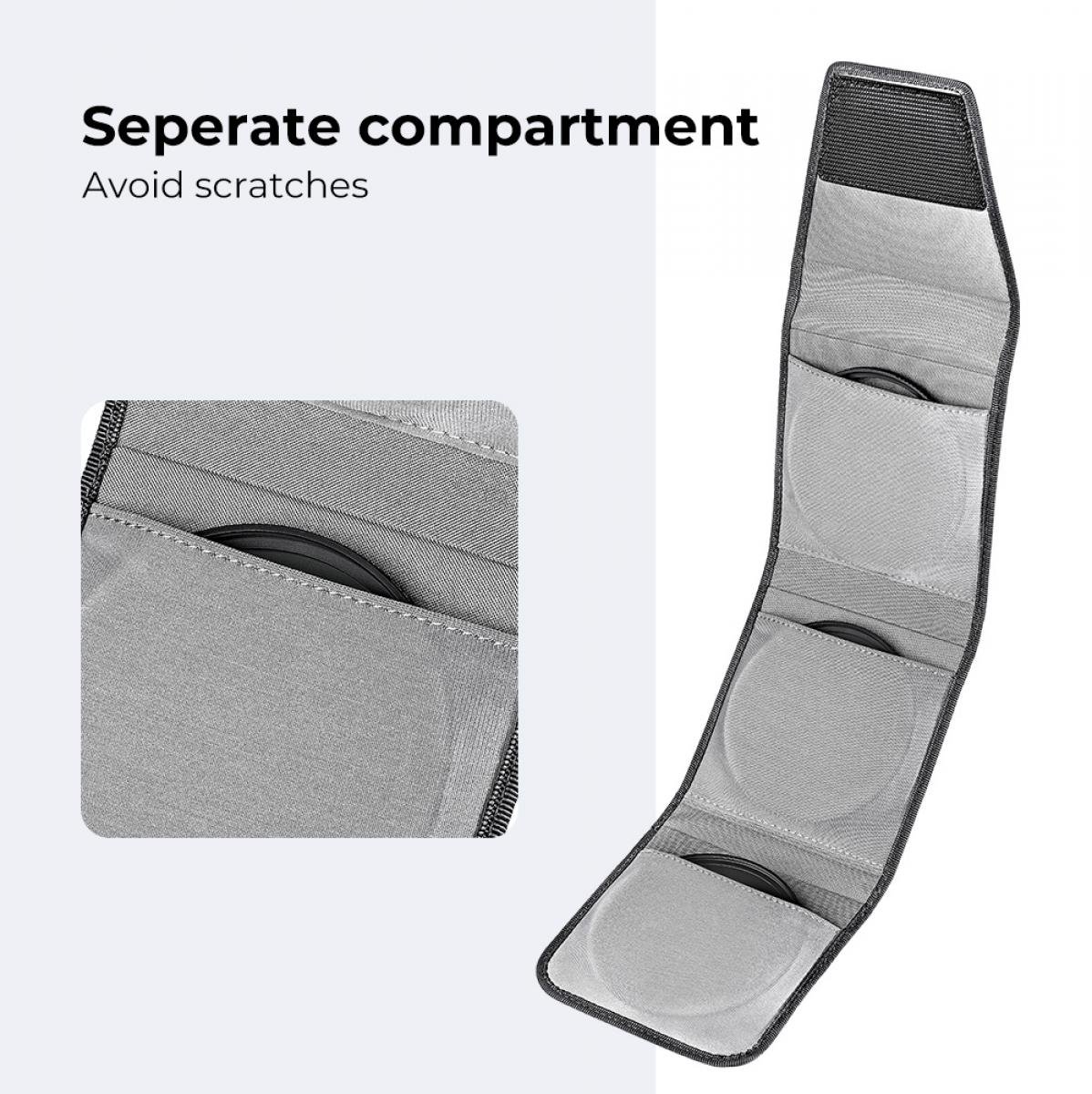 K&F Concept 3 Pocket Filter Pouch Case Bag L 3