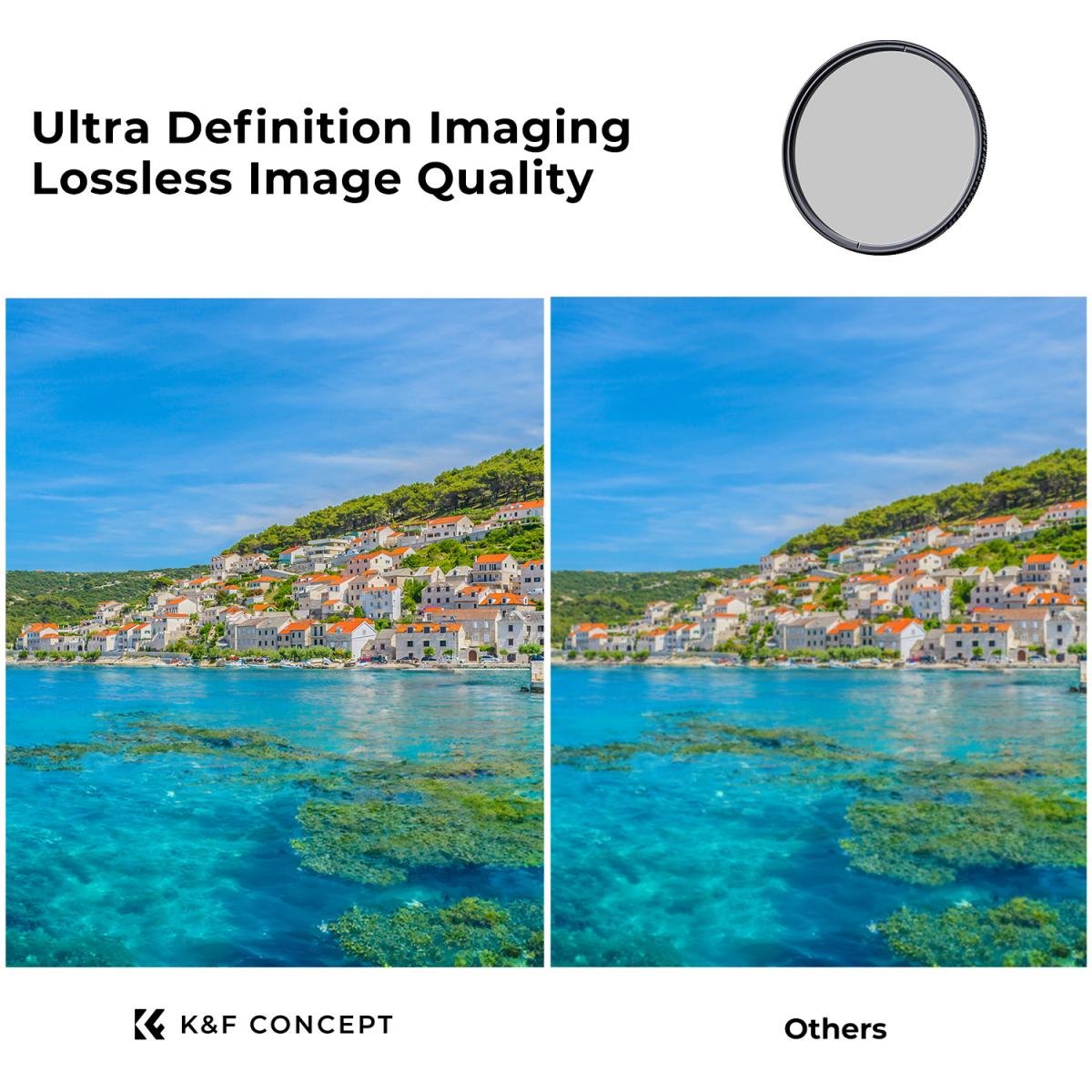 CPL Filtre True Color 82mm Filtre Polarisant Circulaire 4