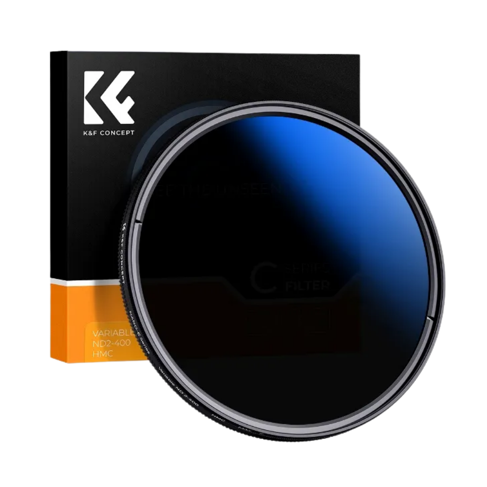 K&F Concept 82mm ND2-ND400 Blue Multi-Coated Variable