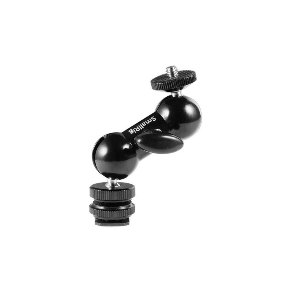 Rotule double SmallRig avec griffe porte-accessoires et goujon 1/4"-20